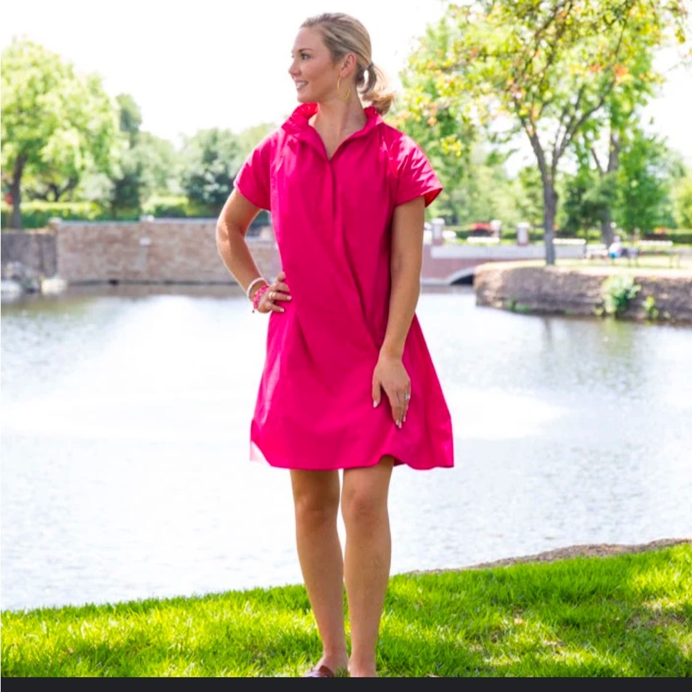 Caryn lawn fuschia Dress